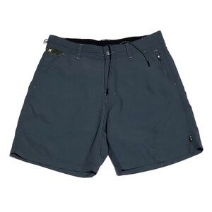 Howler Brothers Horizon 2.0 Hybrid Shorts Men’s Blue Gray Nylon Ripstop